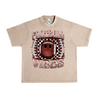 French Oak football vibes smiley face Urban Heavy Tee - BarkalooDesign