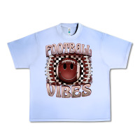 Grape Ice football vibes smiley face Urban Heavy Tee - BarkalooDesign