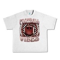 Football Vibes Smiley Face Urban Heavy Tee | Teevron