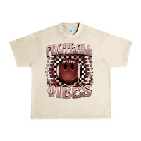 Sandshell football vibes smiley face Urban Heavy Tee - BarkalooDesign
