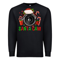Black santa cam Premium Sweatshirt - FaDigitalArtStudio