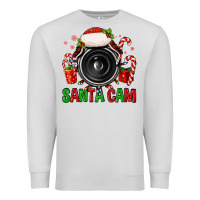 Dove Grey santa cam Premium Sweatshirt - FaDigitalArtStudio