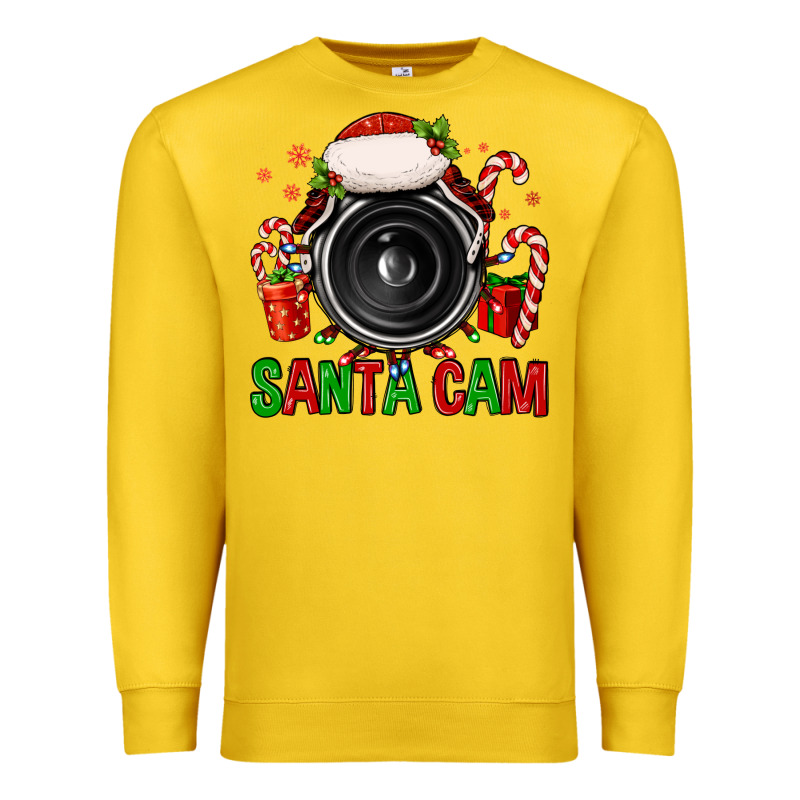 Santa Cam Premium Sweatshirt by FaDigitalArtStudio | Teevron