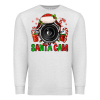 Oatmeal Heather santa cam Premium Sweatshirt - FaDigitalArtStudio