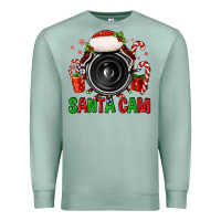 Seafoam santa cam Premium Sweatshirt - FaDigitalArtStudio