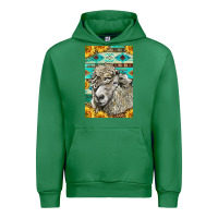 Emerald Western Lincoln Sheep Urban Hoodie - LillyAllenDesigns