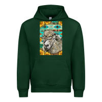 Foreset Green Western Lincoln Sheep Urban Hoodie - LillyAllenDesigns