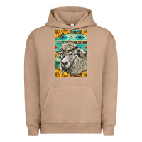 Pigment Burro Western Lincoln Sheep Urban Hoodie - LillyAllenDesigns