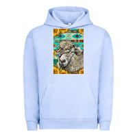Pigment Grape Ice Western Lincoln Sheep Urban Hoodie - LillyAllenDesigns