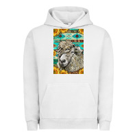 Pigment Lunar Rock Western Lincoln Sheep Urban Hoodie - LillyAllenDesigns