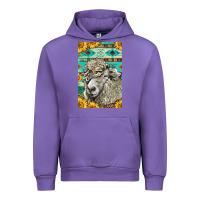 Tulip Western Lincoln Sheep Urban Hoodie - LillyAllenDesigns
