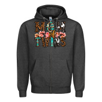Charcoal Heather mom of twins Zipper Hoodie - OliviaCreatesArt