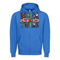 True Royal mom of twins Zipper Hoodie - OliviaCreatesArt