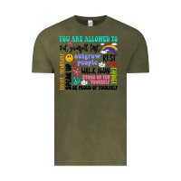 Vintage Olive you are allowed to Vintage Tee - Artiststas
