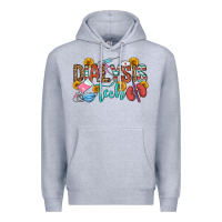 Heather Grey dialysis tech Premium Hoodie - OliviaCreatesArt