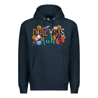 Navy dialysis tech Premium Hoodie - OliviaCreatesArt