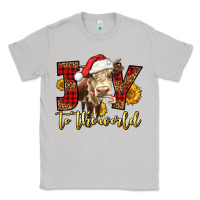 Moon Dust joy to the world christmas cow Classic Tee - LillyAllenDesigns