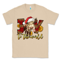 Mushroom joy to the world christmas cow Classic Tee - LillyAllenDesigns