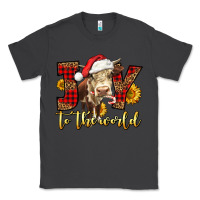 Smoke joy to the world christmas cow Classic Tee - LillyAllenDesigns