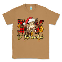 Toasted Coconut joy to the world christmas cow Classic Tee - LillyAllenDesigns