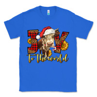 True Royal joy to the world christmas cow Classic Tee - LillyAllenDesigns