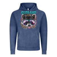 Vintage Denim cute but feral Vintage Hoodie - Artiststas