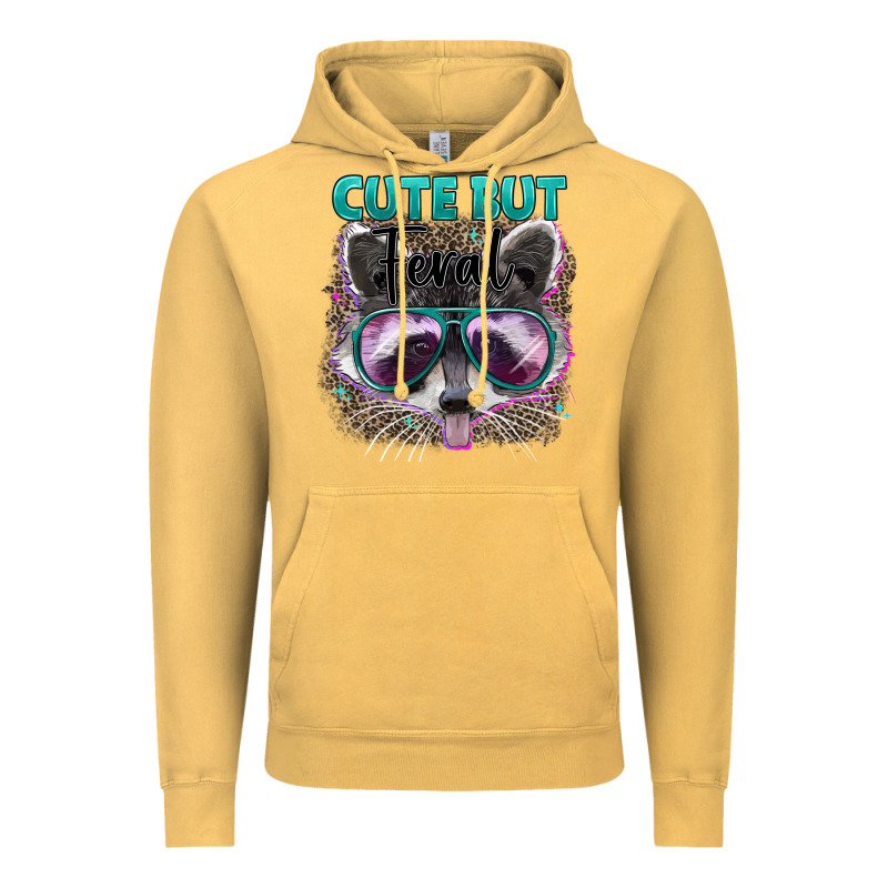 Cute But Feral Vintage Hoodie by Artiststas | Teevron