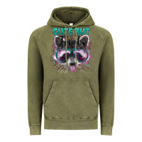 Vintage Olive cute but feral Vintage Hoodie - Artiststas