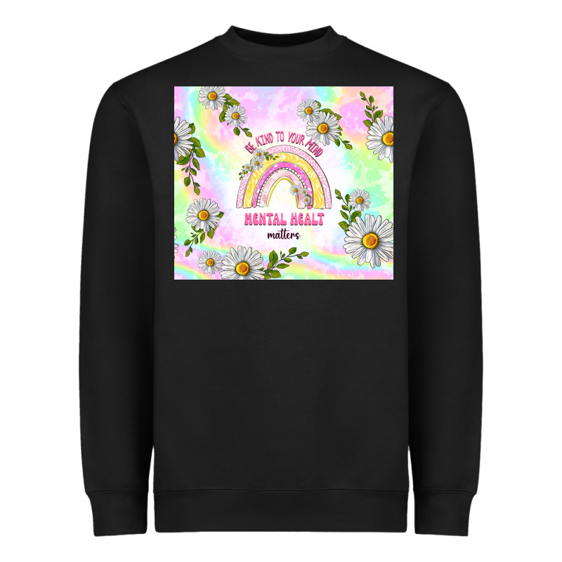 Mental Health Matters Heavyweight Sweatshirt by TumblerDesignByShophia | Teevron