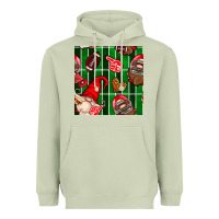 Matcha american football gnomes Heavyweight Hoodie - BundleAndBundleShop