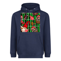 Navy american football gnomes Heavyweight Hoodie - BundleAndBundleShop