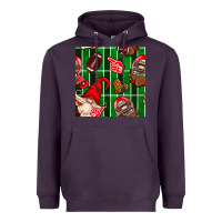 Plum american football gnomes Heavyweight Hoodie - BundleAndBundleShop