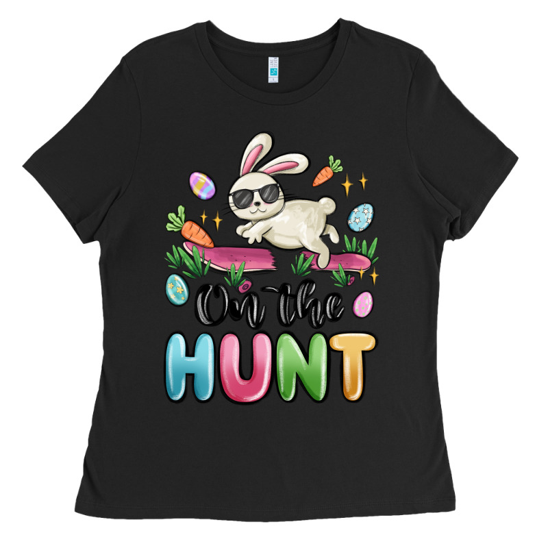 On The Hunt Easter Ladies Tee by MaliasSmallBusiness | Teevron
