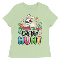 Matcha on the hunt easter Ladies Tee - MaliasSmallBusiness