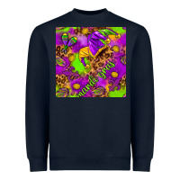 Mardi Gras And Jester Hat Seamless Pattern Heavyweight Sweatshirt | Teevron