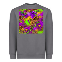 Storm Mardi Gras and jester hat seamless pattern Heavyweight Sweatshirt - HowdyJamesFarm