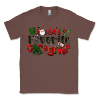 Chestnut Santa's Favorite Caregiver Christmas Classic Tee - LillyAllenDesigns