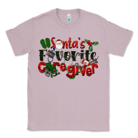 Lilac Santa's Favorite Caregiver Christmas Classic Tee - LillyAllenDesigns