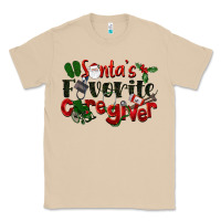 Mushroom Santa's Favorite Caregiver Christmas Classic Tee - LillyAllenDesigns