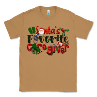 Toasted Coconut Santa's Favorite Caregiver Christmas Classic Tee - LillyAllenDesigns