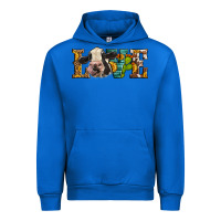 Cobalt Western Love Holstein Cow Urban Hoodie - LillyAllenDesigns