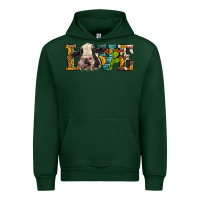 Forest Green Western Love Holstein Cow Urban Hoodie - LillyAllenDesigns