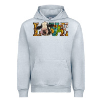 Heather Grey Western Love Holstein Cow Urban Hoodie - LillyAllenDesigns