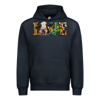 Navy Western Love Holstein Cow Urban Hoodie - LillyAllenDesigns