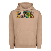 Pigment Burro Western Love Holstein Cow Urban Hoodie - LillyAllenDesigns