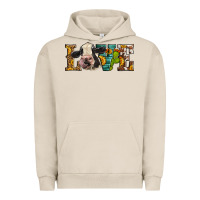 Pigment French Oak Western Love Holstein Cow Urban Hoodie - LillyAllenDesigns