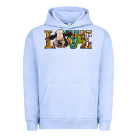 Pigment Grape Ice Western Love Holstein Cow Urban Hoodie - LillyAllenDesigns
