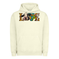 Pigment Pistachio Western Love Holstein Cow Urban Hoodie - LillyAllenDesigns
