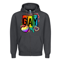 Smoke gay af Zipper Hoodie - OliviaCreatesArt