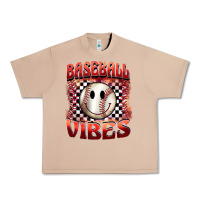 Burro baseball vibes smiley face Urban Heavy Tee - BarkalooDesign